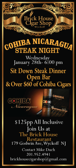 cohiba steak night