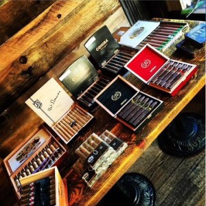 smoke and fire cigars