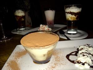 smoke and fire tiramisu