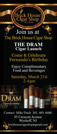 dram cigar launch