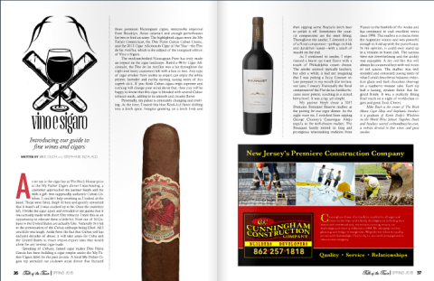 Talk of the Town Spring 2015 Vino E Sigaro